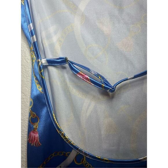 NWT Ser.o.ya Lillian Bodycon Dress in Nautical Blue - Picture 6 of 7